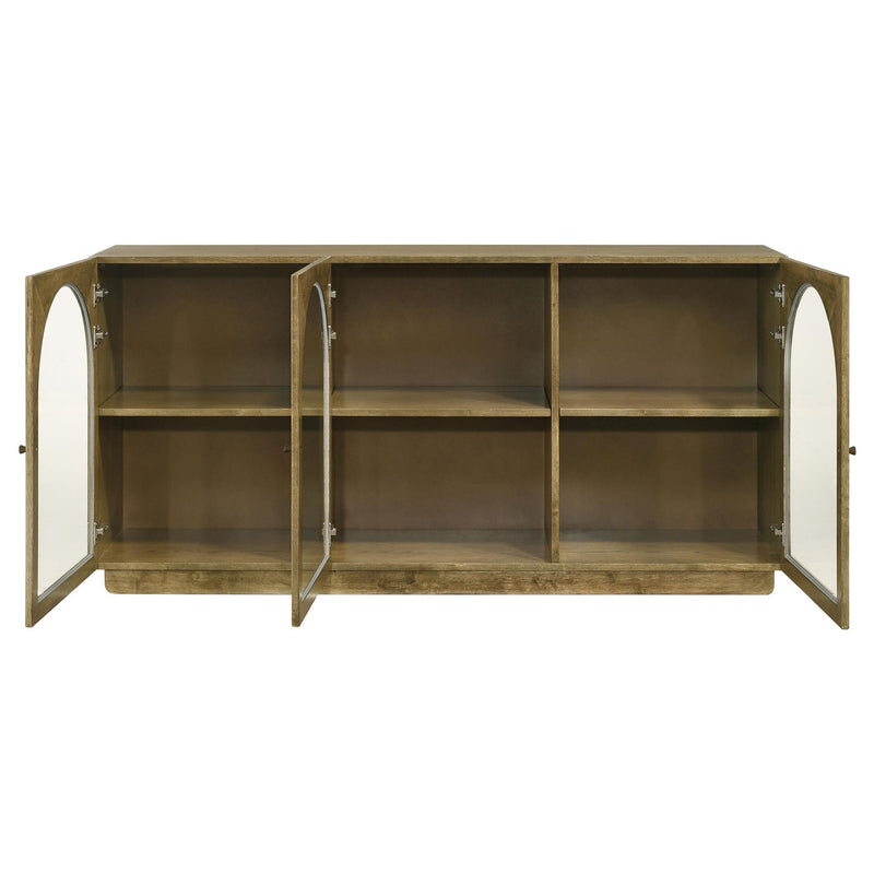 Castlewood 71-inch Dining Sideboard Buffet Server Brown Oak - 109355