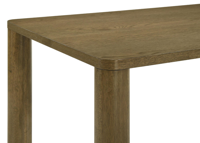 Castlewood 71-inch Rectangular Wood Dining Table Brown Oak - 109351