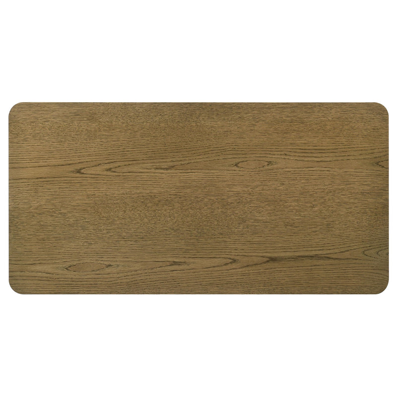 Castlewood Engineered Wood Cocktail Coffee Table Brown Oak - 710858