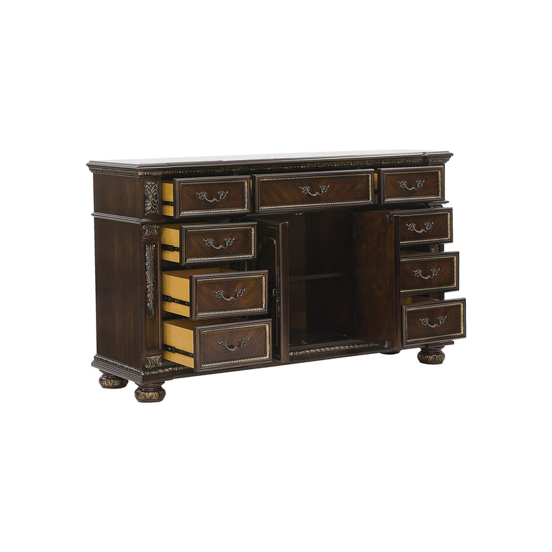 Catalonia Cherry Poster Bedroom Set - Lara FurnitureBedroom Set