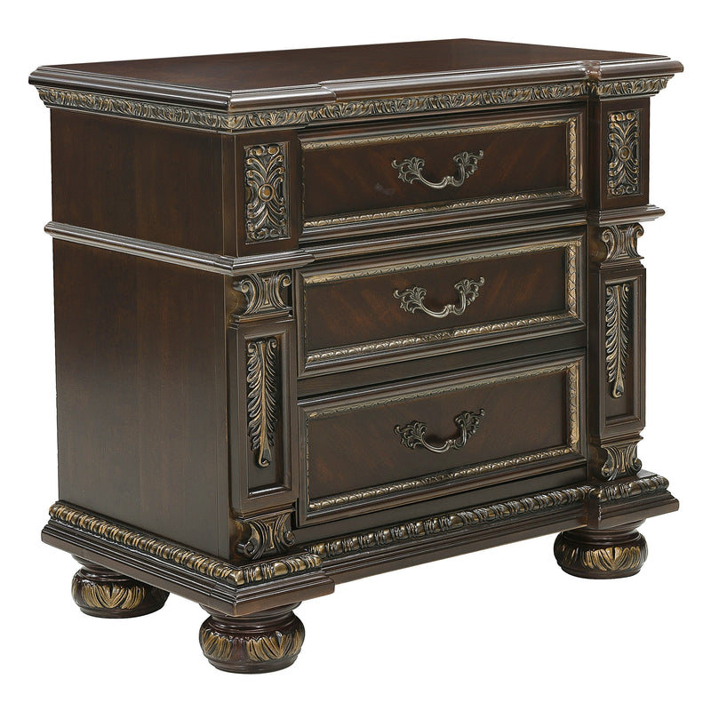 Catalonia Cherry Poster Bedroom Set - Lara FurnitureBedroom Set