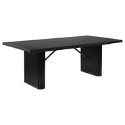 Catherine 7-piece Rectangular Dining Table Set Black - 106251-S7