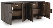 Cato Dark Brown Accent Cabinet - A4000682