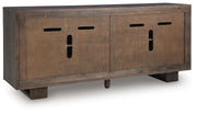 Cato Dark Brown Accent Cabinet - A4000682
