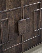Cato Dark Brown Accent Cabinet - A4000682