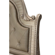 Cavalier Silver Upholstered Sleigh Bedroom Set - Lara FurnitureBedroom Set