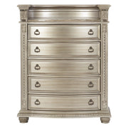Cavalier Silver Upholstered Sleigh Bedroom Set - Lara FurnitureBedroom Set