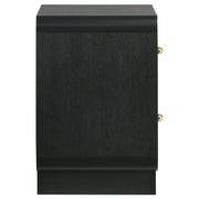Cavelle 2-drawer Nightstand Bedside Table Black - 223662