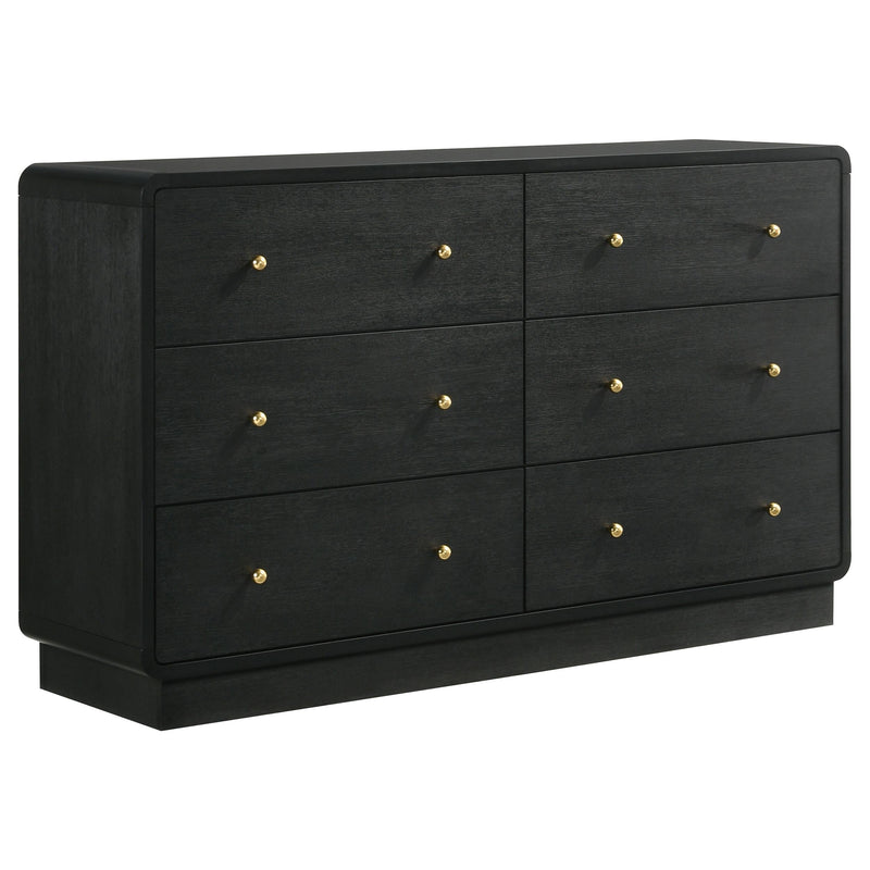 Cavelle 4-piece Eastern King Bedroom Set Black - 223661KE-S4