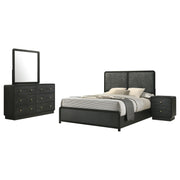 Cavelle 4-piece Queen Bedroom Set Black - 223661Q-S4