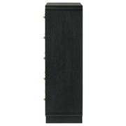 Cavelle 5-drawer Chest of Drawers Black - 223665