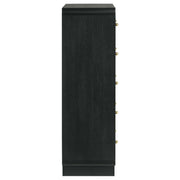 Cavelle 5-drawer Chest of Drawers Black - 223665