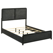 Cavelle 51-inch Upholstered Full Panel Bed Black - 223661F