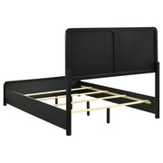 Cavelle 51-inch Upholstered Full Panel Bed Black - 223661F