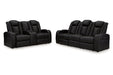 Caveman Den Midnight Power Reclining Living Room Set - Gate FurniturePower Reclining Living Room Set