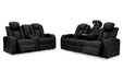 Caveman Den Midnight Power Reclining Living Room Set - Gate FurniturePower Reclining Living Room Set