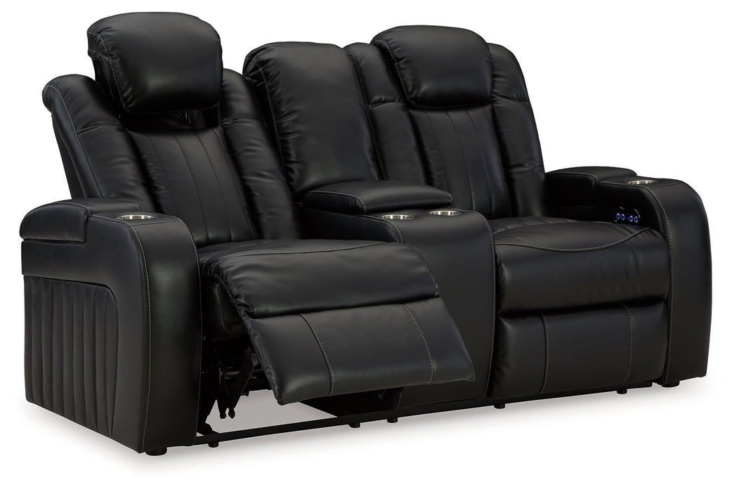 Caveman Den Power Reclining Loveseat with Console - Gate FurniturePower Reclining Loveseat