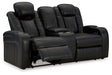 Caveman Den Power Reclining Loveseat with Console - Gate FurniturePower Reclining Loveseat