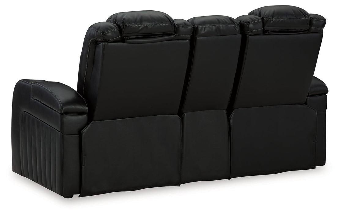 Caveman Den Power Reclining Loveseat with Console - Gate FurniturePower Reclining Loveseat