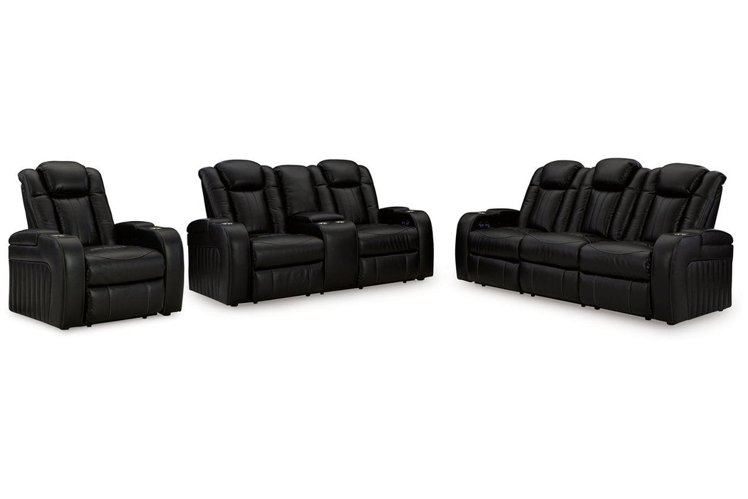 Caveman Den Power Reclining Sofa, Loveseat and Recliner - Gate FurniturePower Reclining Living Room Set