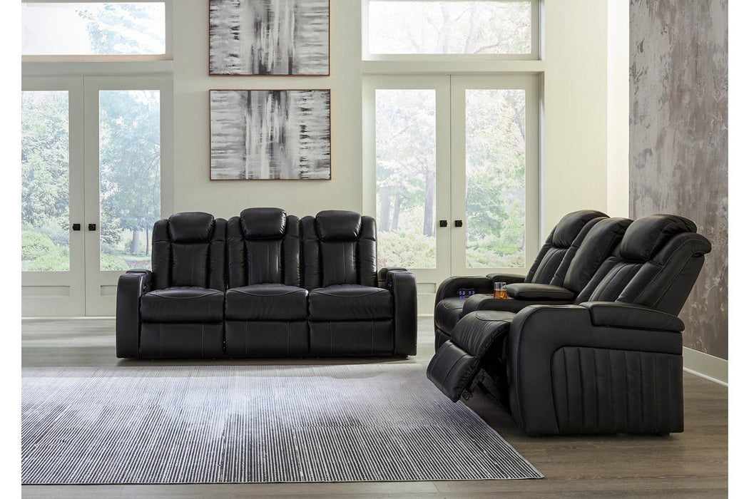 Caveman Den Power Reclining Sofa, Loveseat and Recliner - Gate FurniturePower Reclining Living Room Set