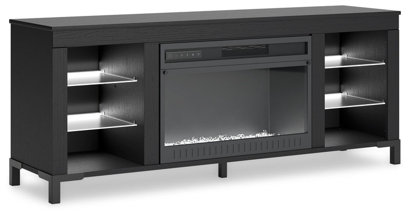 Cayberry 60" TV Stand with Electric Fireplace - Lara FurnitureEntertainment Center