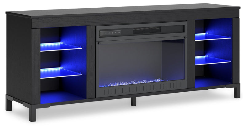 Cayberry 60" TV Stand with Electric Fireplace - Lara FurnitureEntertainment Center