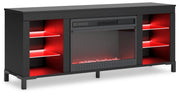 Cayberry 60" TV Stand with Electric Fireplace - Lara FurnitureEntertainment Center
