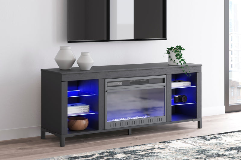 Cayberry 60" TV Stand with Electric Fireplace - Lara FurnitureEntertainment Center