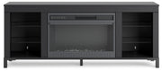 Cayberry 60" TV Stand with Electric Fireplace - Lara FurnitureEntertainment Center