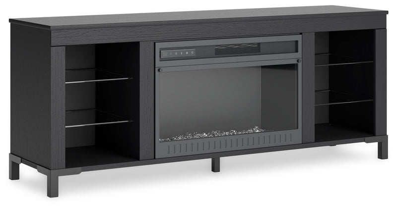 Cayberry 60" TV Stand with Electric Fireplace - Lara FurnitureEntertainment Center