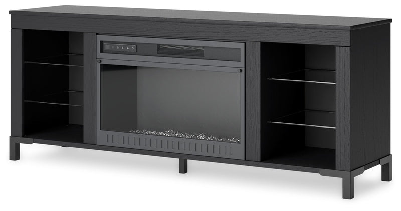 Cayberry 60" TV Stand with Electric Fireplace - Lara FurnitureEntertainment Center