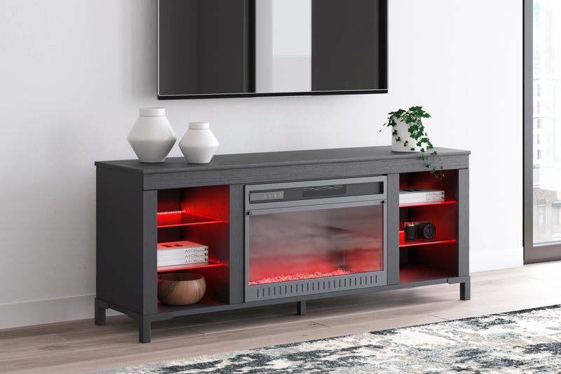 Cayberry 60" TV Stand with Electric Fireplace - Lara FurnitureEntertainment Center