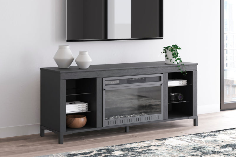 Cayberry 60" TV Stand with Electric Fireplace - Lara FurnitureEntertainment Center