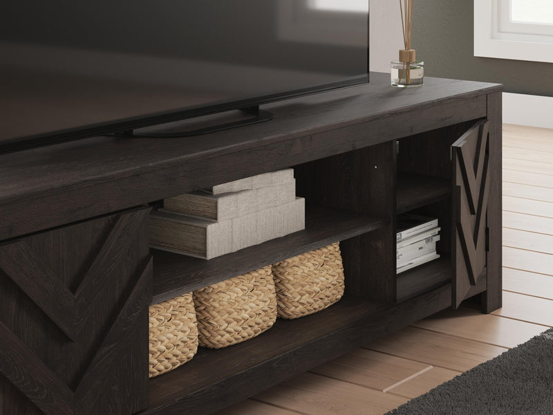 Cayboni Black 71" TV Stand - W3789-68