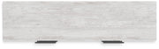 Cayboni King Panel Bed with Dresser and 2 Nightstands in Whitewash from Ashley - Lara Furniture