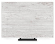 Cayboni Twin Panel Bed with Dresser and 2 Nightstands in Whitewash from Ashley - Lara Furniture
