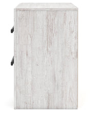 Cayboni Twin Panel Bed with Mirrored Dresser and 2 Nightstands in Whitewash from Ashley - Lara Furniture