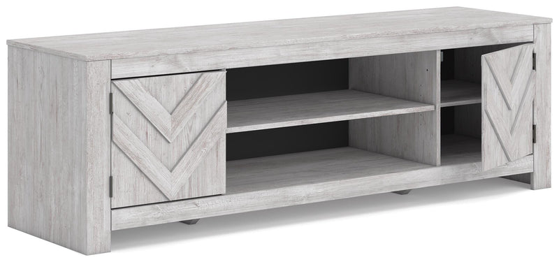 Cayboni Whitewash 71" TV Stand - W3788-68
