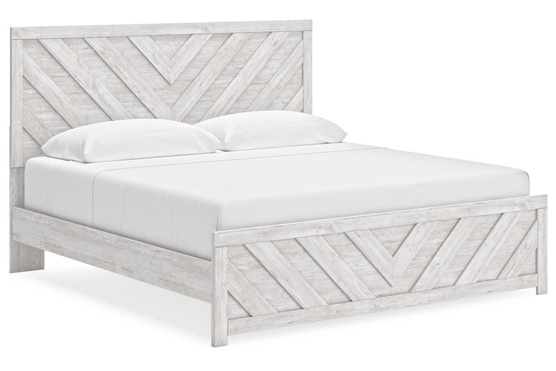 Cayboni Whitewash Panel Bedroom Set - Lara FurnitureBedroom Set