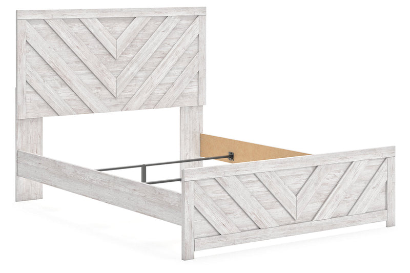 Cayboni Whitewash Panel Bedroom Set - Lara FurnitureBedroom Set