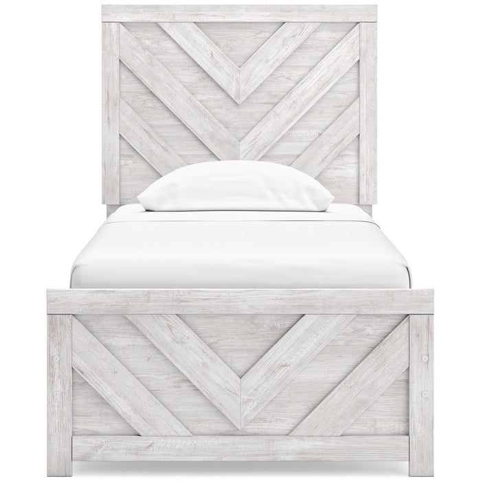 Cayboni Whitewash Panel Youth Bedroom Set - Gate FurnitureYouth Bedroom Set