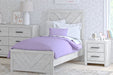 Cayboni Whitewash Panel Youth Bedroom Set - Gate FurnitureYouth Bedroom Set