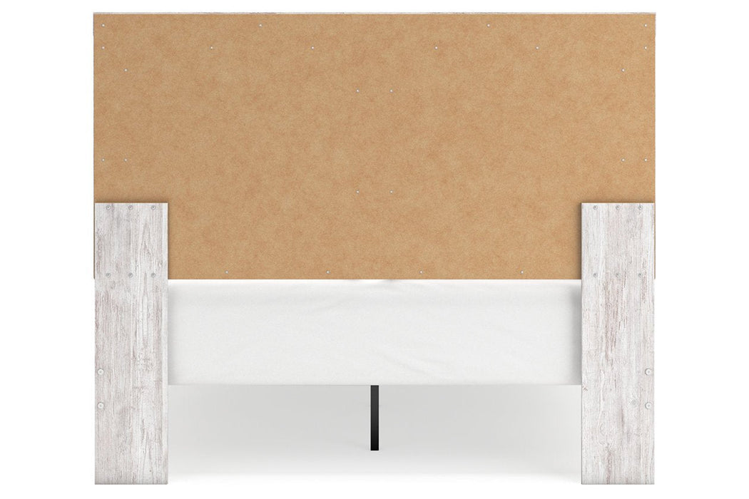 Cayboni Whitewash Queen Panel Bed - Gate FurnitureQueen Bed