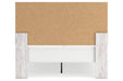 Cayboni Whitewash Queen Panel Bed - Gate FurnitureQueen Bed