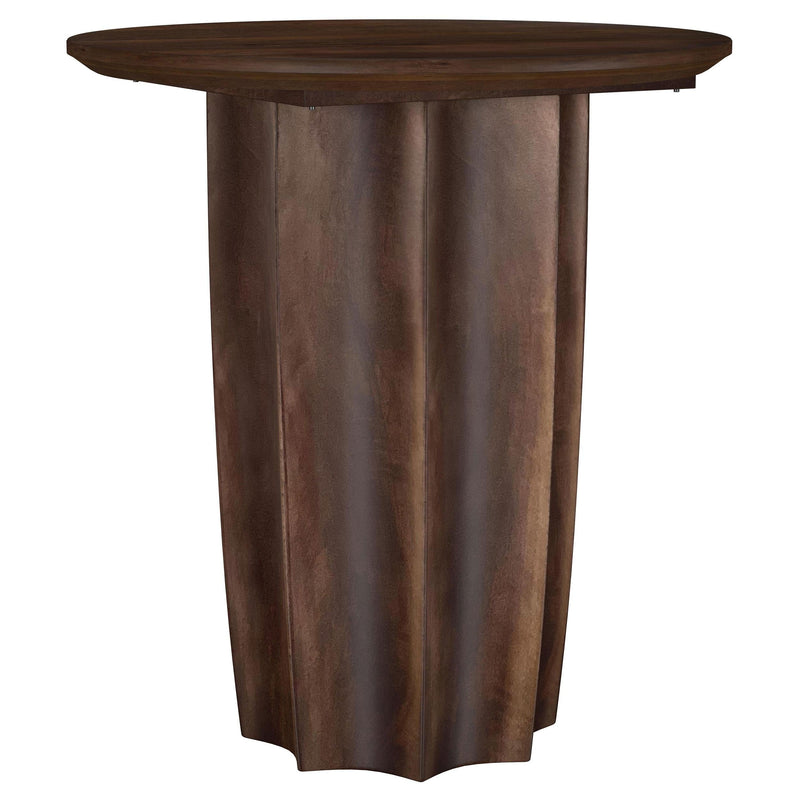 Cayenne Solid Mango Wood Accent Side End Table Walnut - 710777