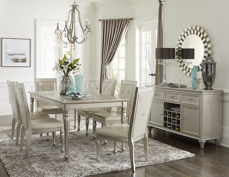 Celandine Silver Dining Server - Lara FurnitureServer