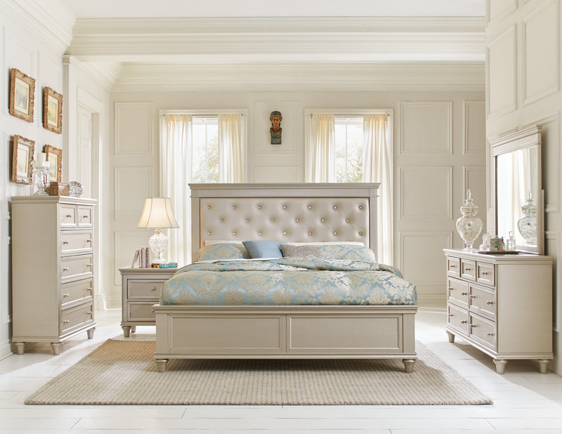 Celandine Silver Mirror - Lara FurnitureMirror
