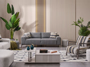 Cenova Convertible Loveseat in Grey - 200-MAX-CEN-TED11-2