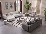 Cenova Convertible Loveseat in Grey - 200-MAX-CEN-TED11-2